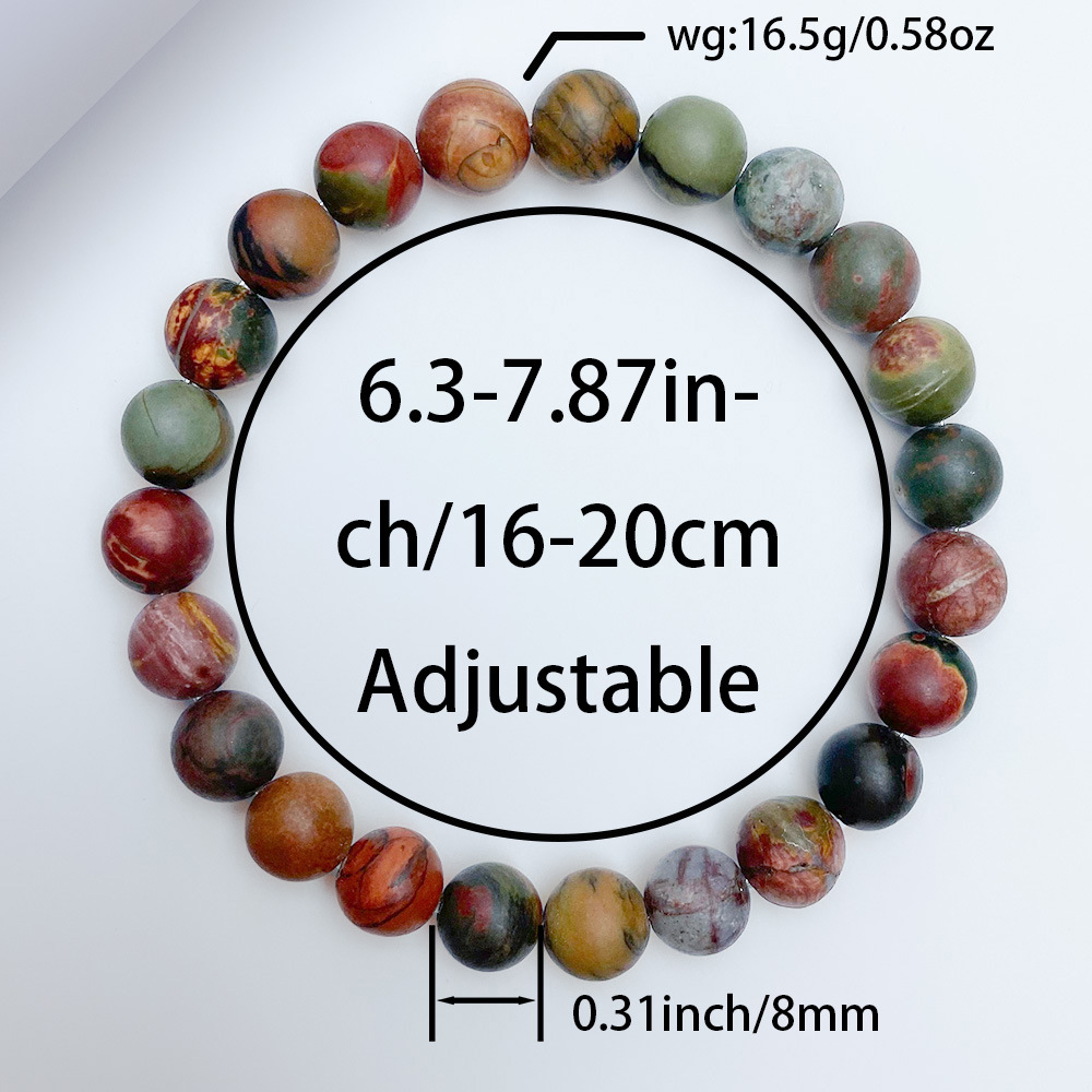 Designer Jewellery High Quality Earth Toned Multi Gemstone Healing Bracelet for Daily Wear and Gifting Natural Style Jewelry Textured Accessory