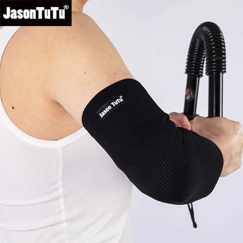 JASONTUTU 1PC Elbow Support Elastic Gym Sport Elbow Protective Pad Absorb Sweat Sport Basketball Tennis Arm Sleeve Elbow Brace J250917