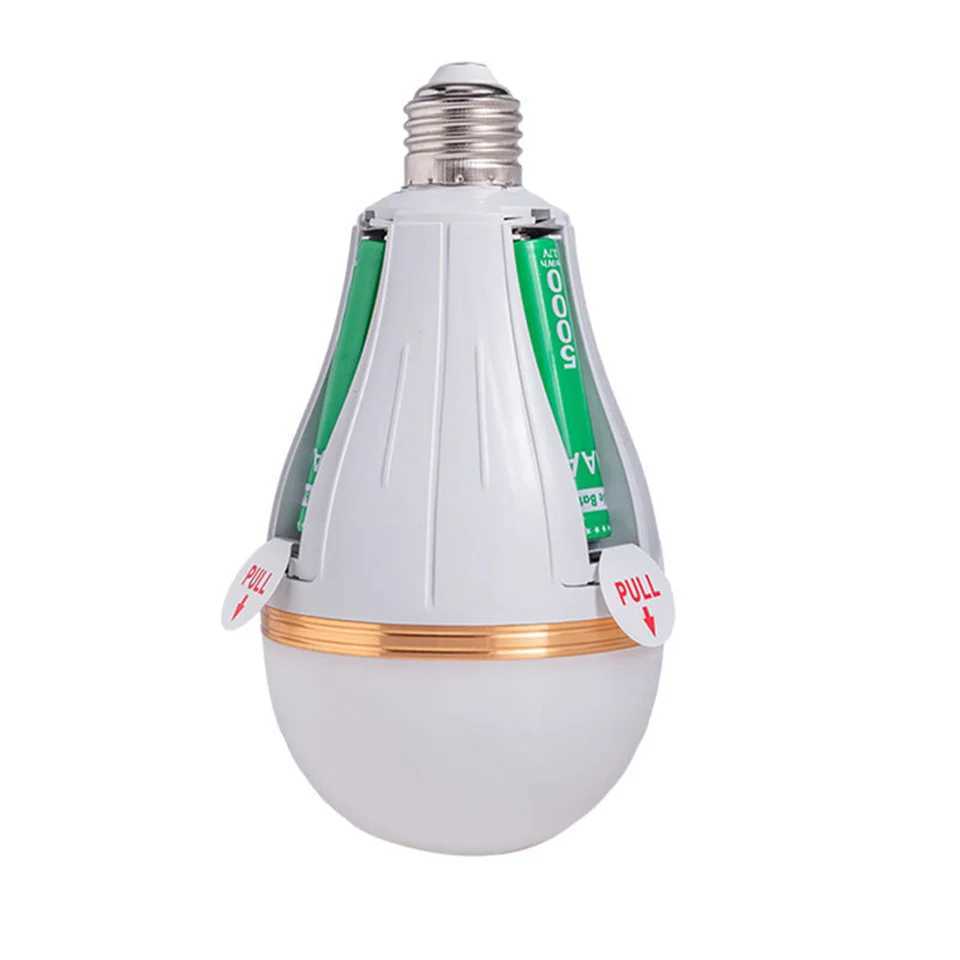 LED Bulb Light Smart Charging Chip Power Failure Emergency Home 18650 Battery FlickerFree with Hook Detachable Emergency Bulb C250917