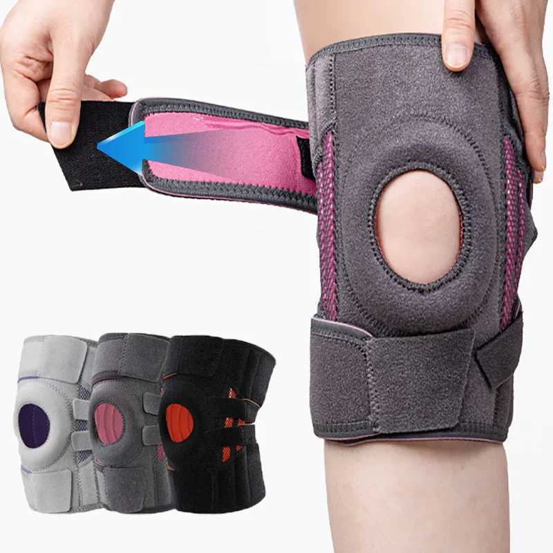 Adjustable Knee Pads and Pressure Silicone Anti Slip Design of the Sports Knee Brace Side Stabilizer for Running Hiking Outdoor J250917