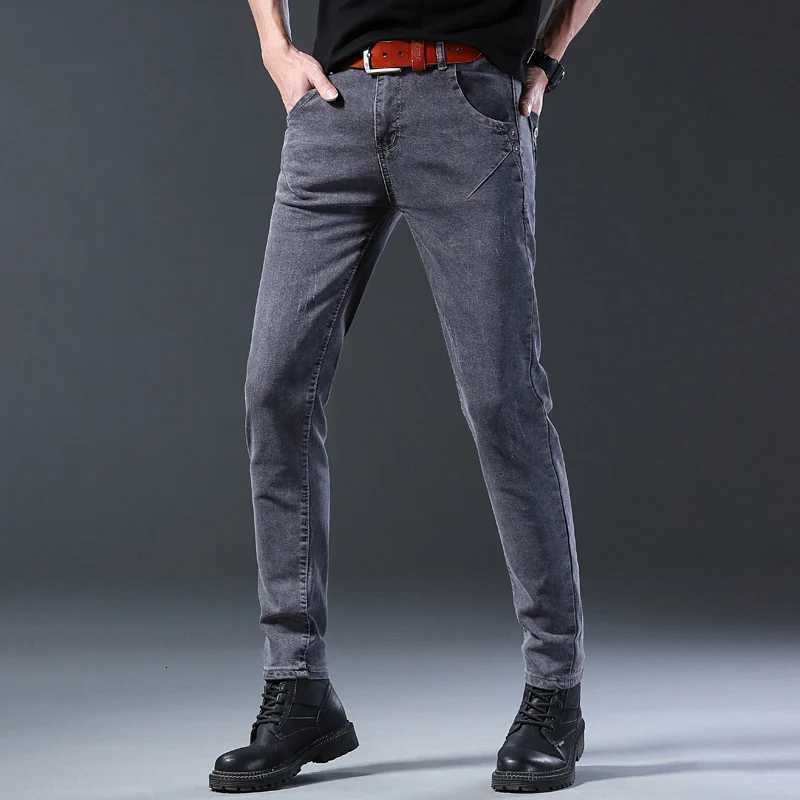 2024 New Men Spring and Autumn Korean Version Comfort Men Stretch Youth Slim Fashion Skinny Jeans Pants Designer ClothesZ250917