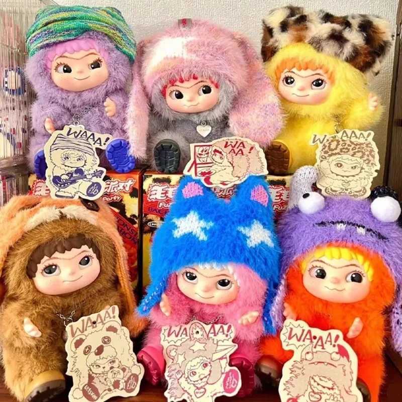 Wakuku Fuzzy Trendy Fun Party Blind Box Cute Wakuku Action Figure Mystery Box Cute Doll Bag Pendant Doll Surprise Bag Gift Toy C250917