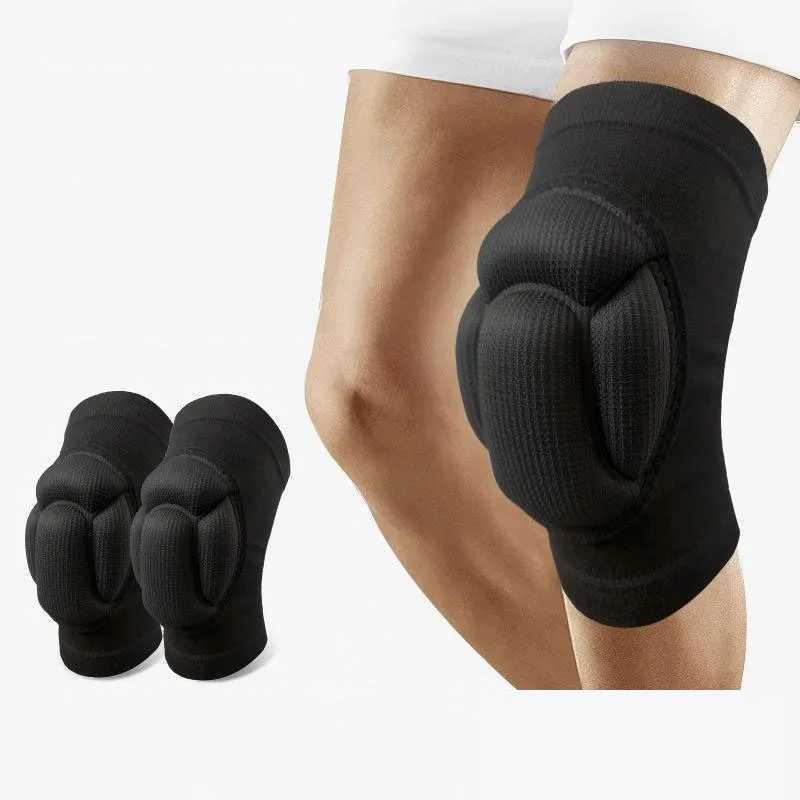 2pcs Sports Kneepad Thickening AntiCollision Sports Protection Knee Pad Elastic Breathable Knee Brace for Dancing Football J250917
