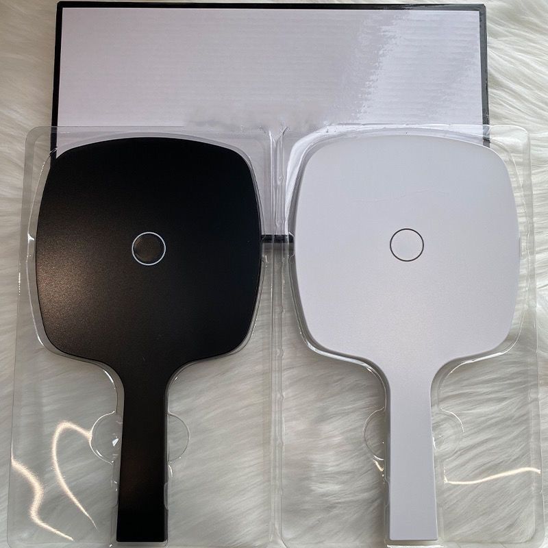 Fashionable and minimalist design, single grip makeup mirror, ideal personal beauty tool, bag accessories