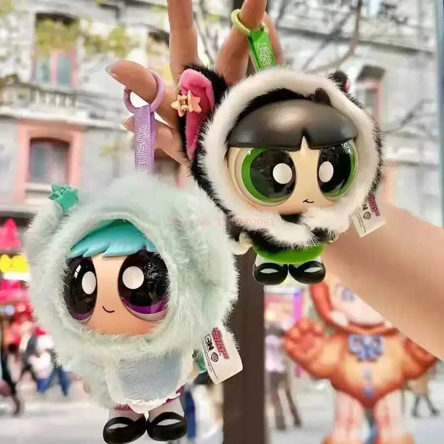 The Powerpuf Girls Cape CrossDressing Doll Blind Box Doll Plush Vinyl Doll Backpack Pendant Key RingsChains Toys Gift C250917