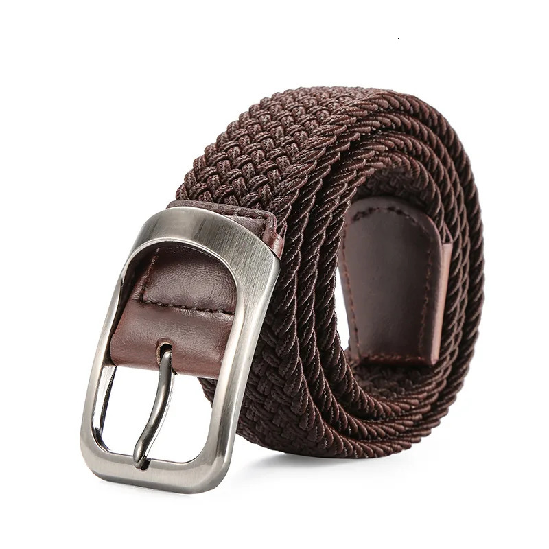 Elastic Stretch Woven Braided Canvas Belt Golf Belt for Women Men Pants Jeans 250917