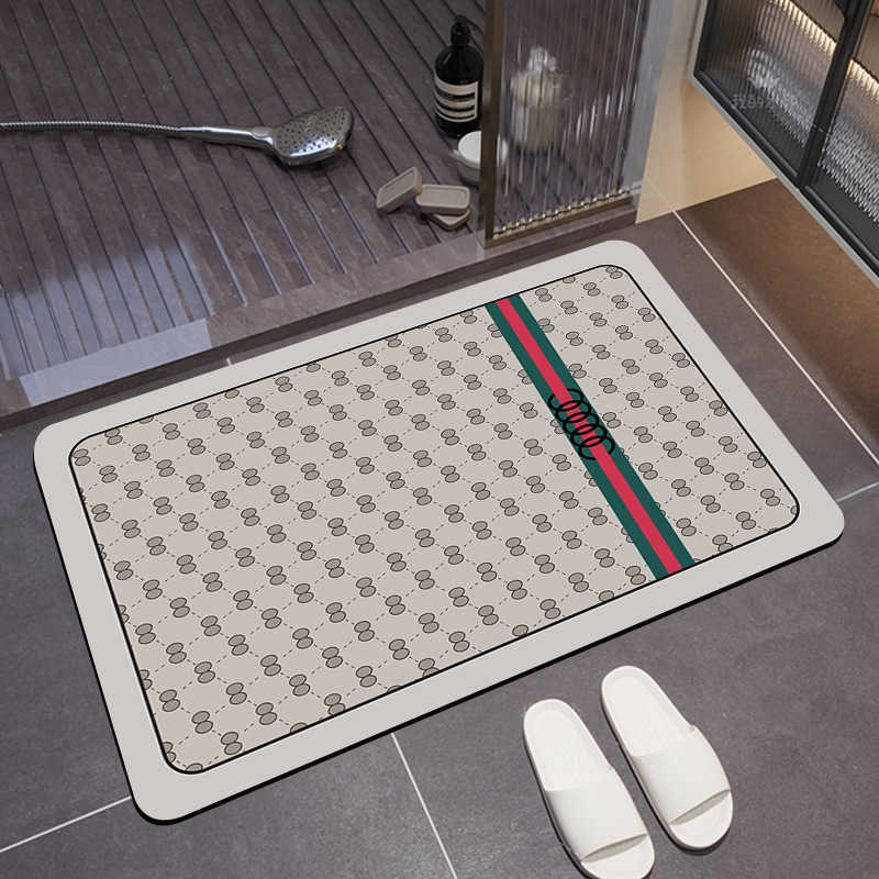 Trendy Violent Bear Diatomaceous Earth Mat HighEnd Bathroom WaterAbsorbent DirtResistant Easy to Clean NonSlip Mat Cartoon Pattern C250917