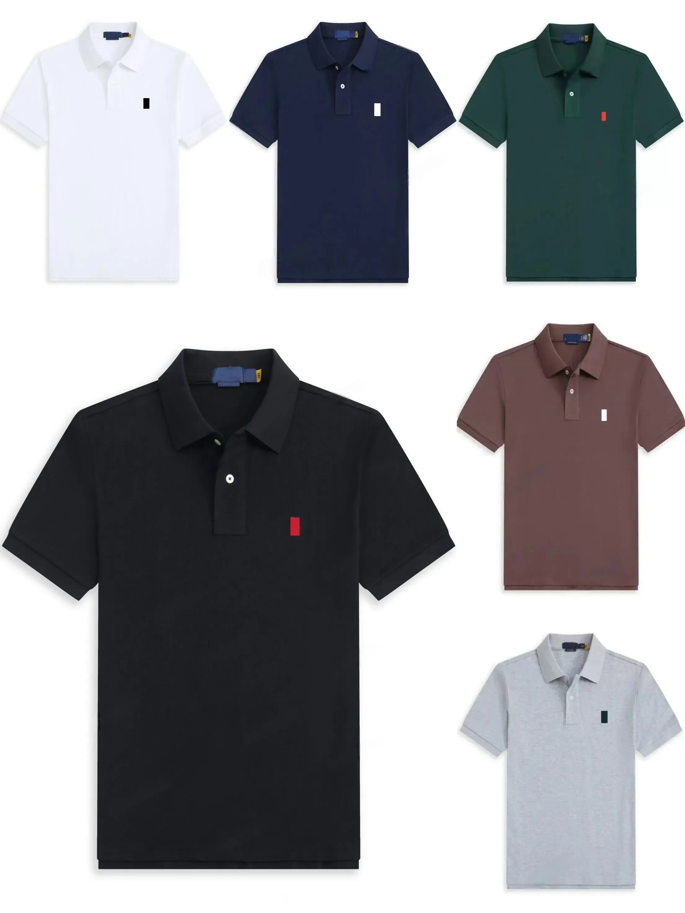 26ss Designer T Shirt Shorts polo shirt collar Top Fashion Clothes Leisure Loose Tide Tees High Quality Cottons Short Sleeve Print Tops Summer t shirts