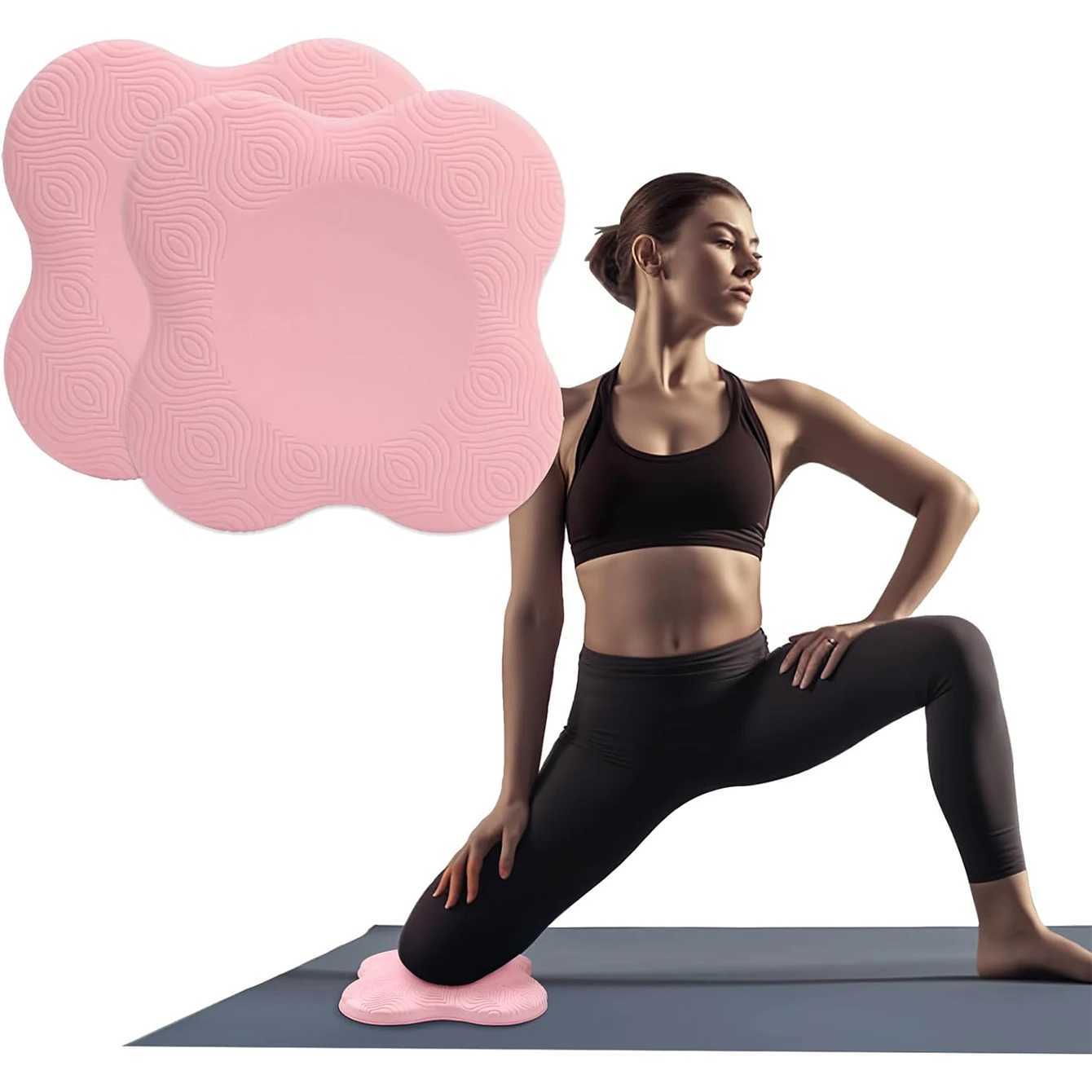 2Pcs Yoga Knee Pads Comfortable Fitness Accessories Pilates Yoga Sports Accessories for Protecting Knee Ankle Elbow Hand J250917