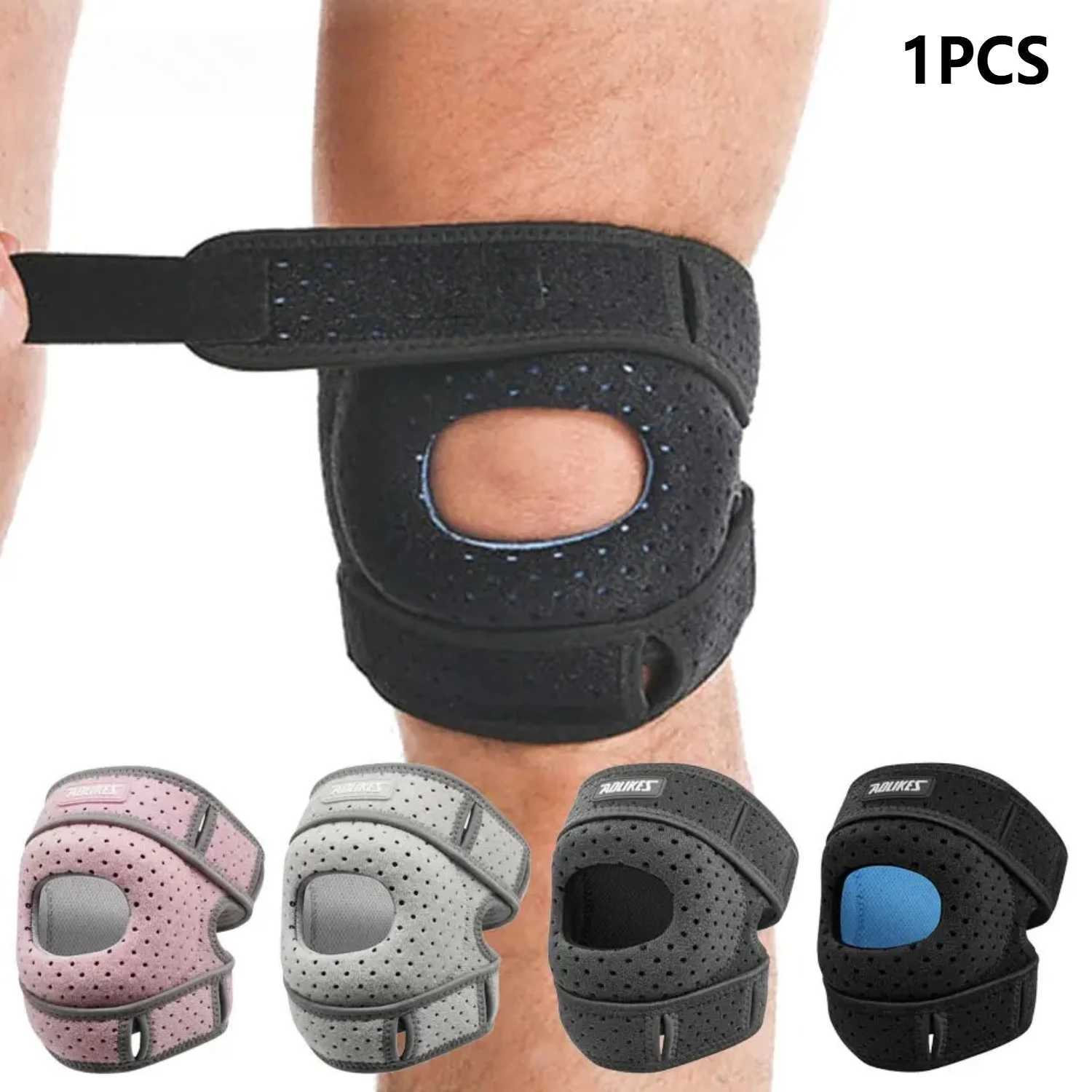 1Pc Patella Knee Brace Patellar Tendon Support Strap with O Gel Pad for Women Men Knee Pain Arthritis Tendonitis Knee Guard Pads J250917
