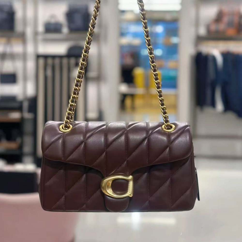 Evening Bags Designer Bag tabby bag Luxury Tote Girls Fashion bag Womens Top Quality Solid Color Bag with Chain Fashion Bag Real Pickup Buckle Macaron 01