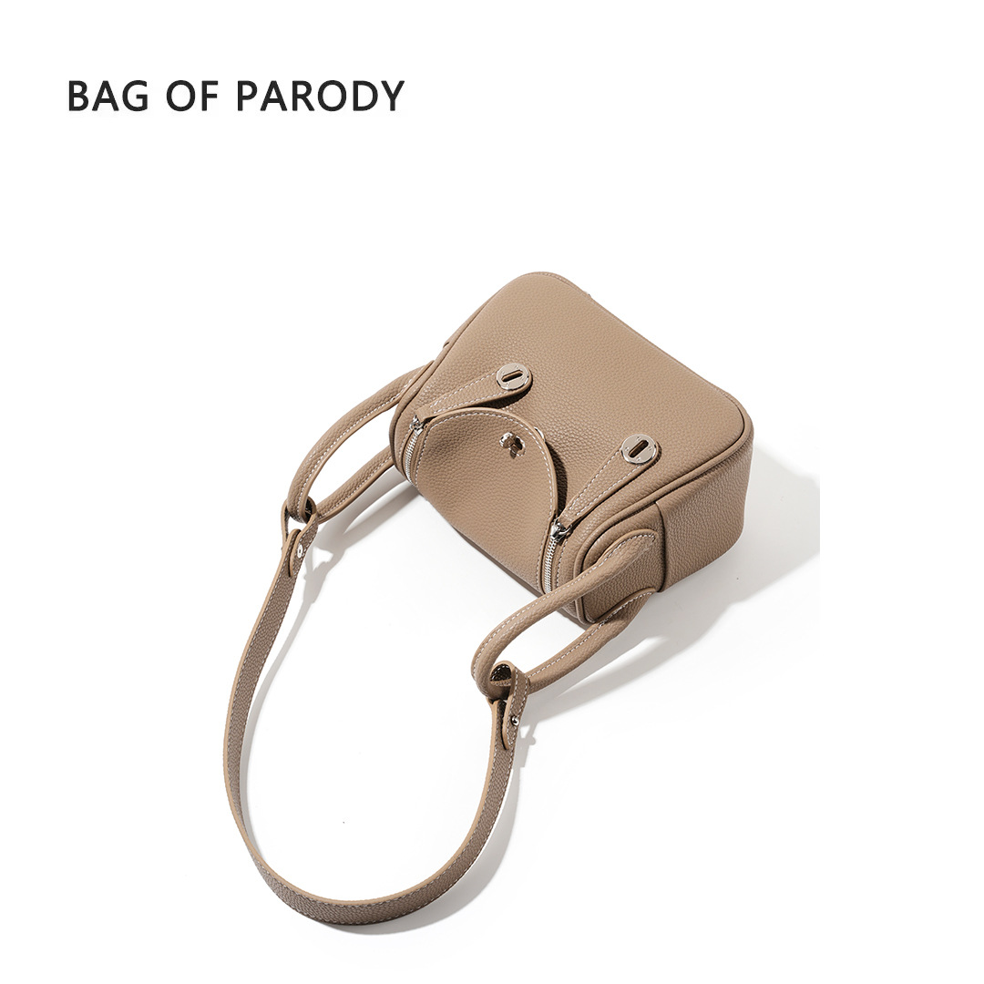 BAG OF PARODY designer bag Light luxury high quality Classic versatile shoulder bag commuting fashionable small square bag