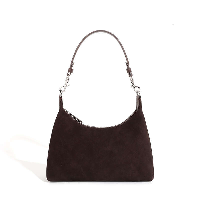 Frosted Cowhide Underarm Tote For Women New High-Quality Texture Large Capacity Commuter Shoulder Bag B3