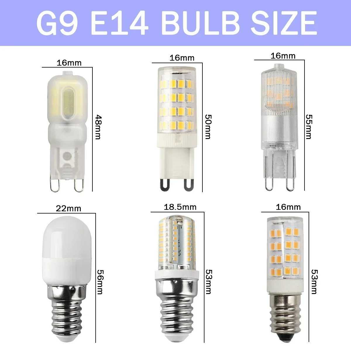 2pcs Energy Saving Corn Bulb G9 E14 Light AC 220V 3W Super Bright Nonstrobe Warm White Light Can Replace 30W 50W Halogen Lamp C250917