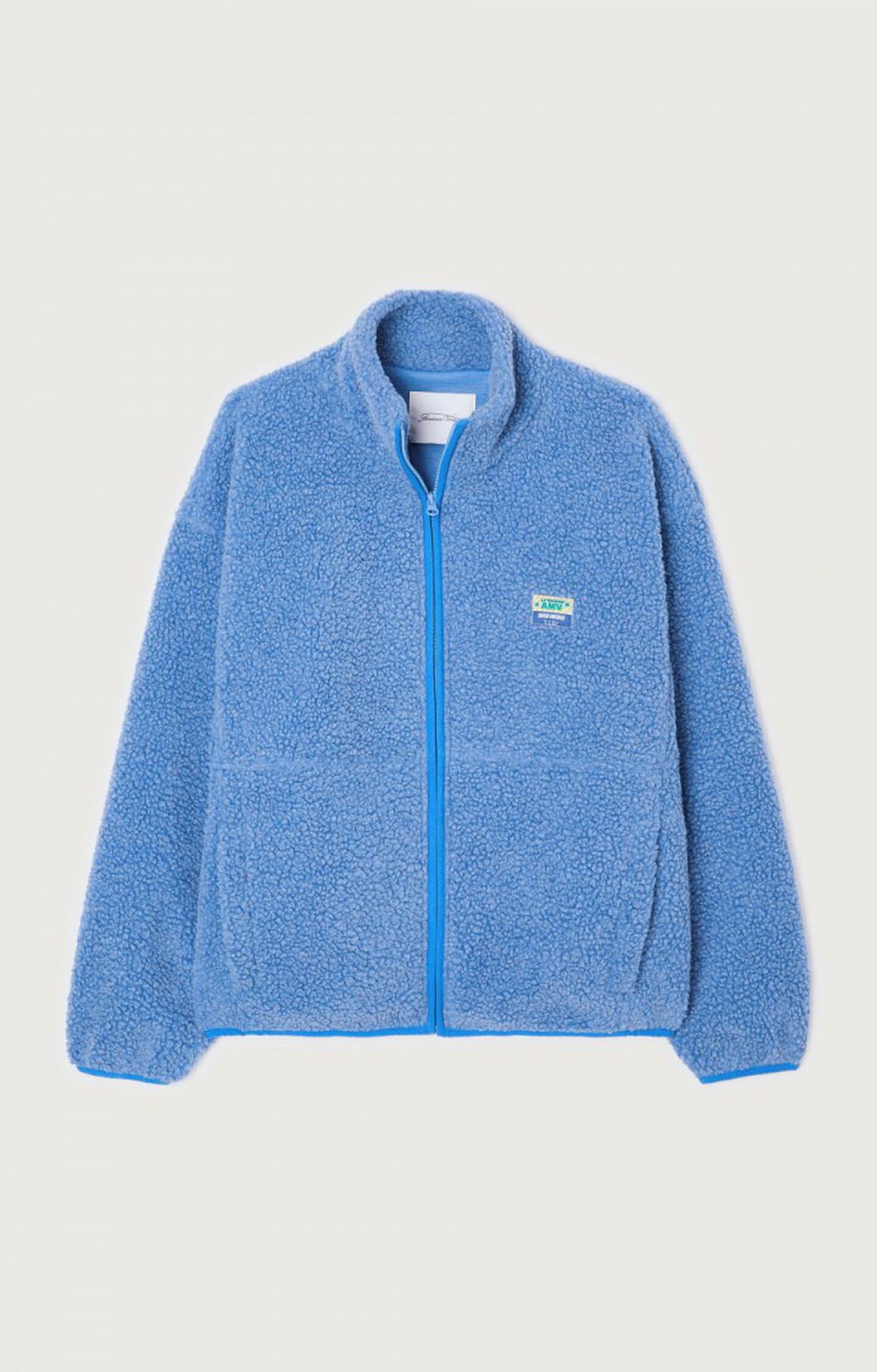 Spring and Autumn Europe and America cross-border popular solid color casual fleece zipper jacket design sense fleece shirt temperament commuting