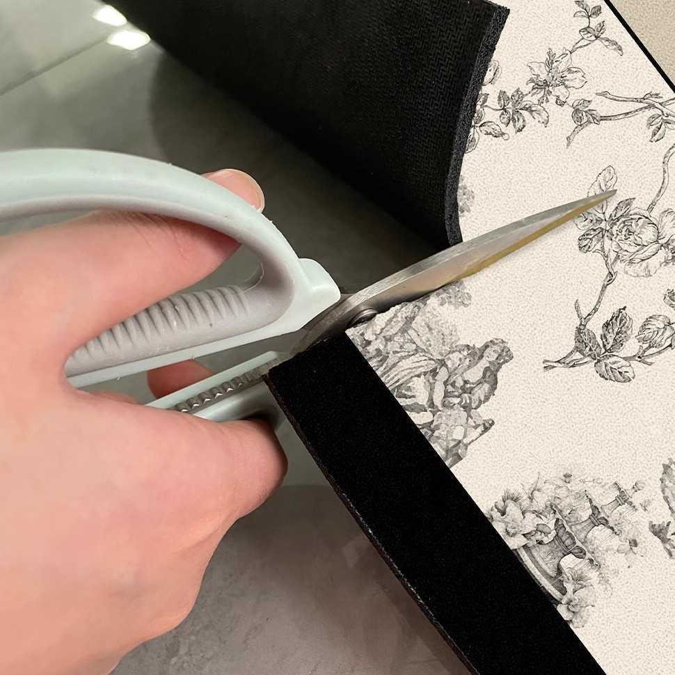 Bathroom Diatomaceous Earth Mat American Floral Style Water Absorbent QuickDry NonSlip Foot Mat Entrance Door Mat C250917