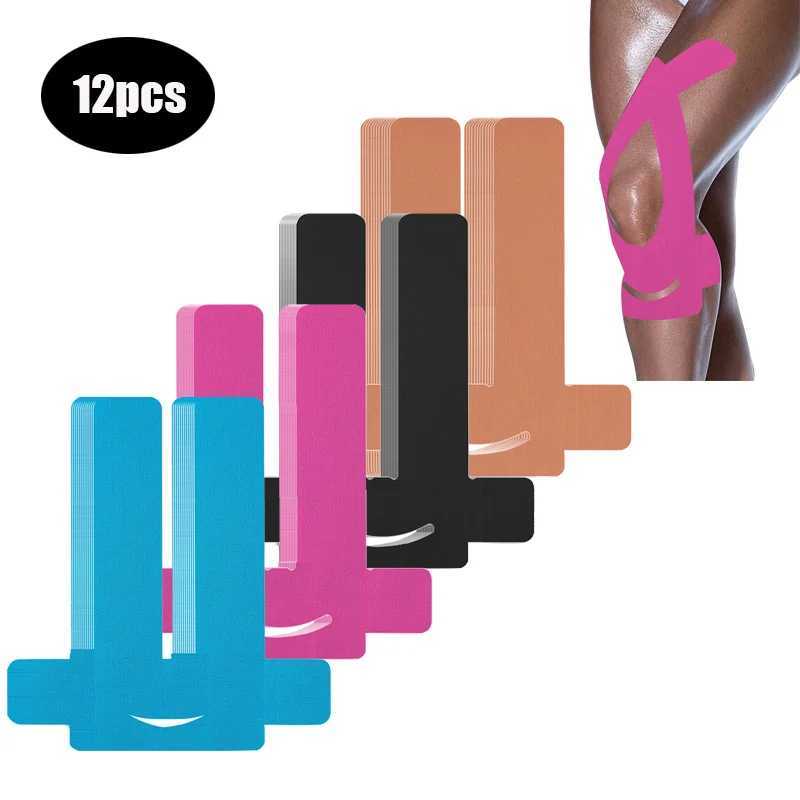 612pcs Precut Kinesiology Tape for Knees Elastic Knee Support Stability Pain Relief Sports Waterproof Breathable Athletic Tape J250917