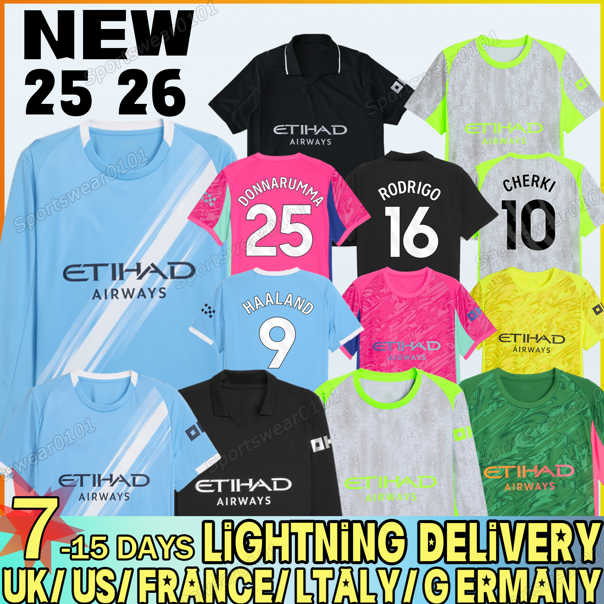 25 26 mans city shirt 9 HAALAND JERSEYS 16 RODRIGO 10 GREALISH 17 DE BRUYNE 47 FODEN 20 Bernardo 24 Gvardiol 2 Walker 11 Doku 19 Gundogan Jerseys fans men kids kit