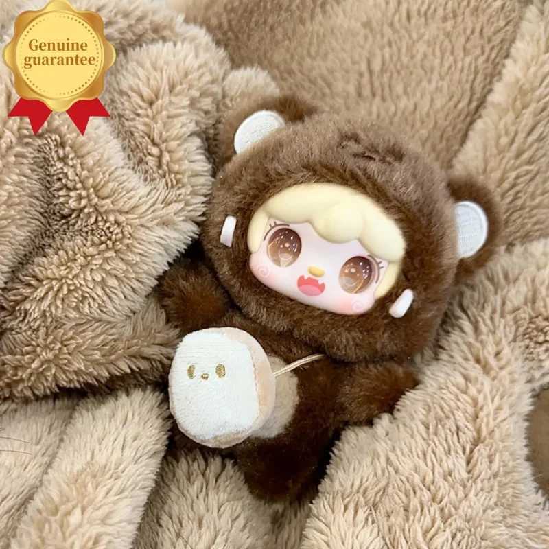 Hot Genuine Yooki Bite A Bear Blind Box Yooki V4 Enamel Plush Cute Doll Bag Keychain Pendant Birthday Friend Gift Plush Doll C250917