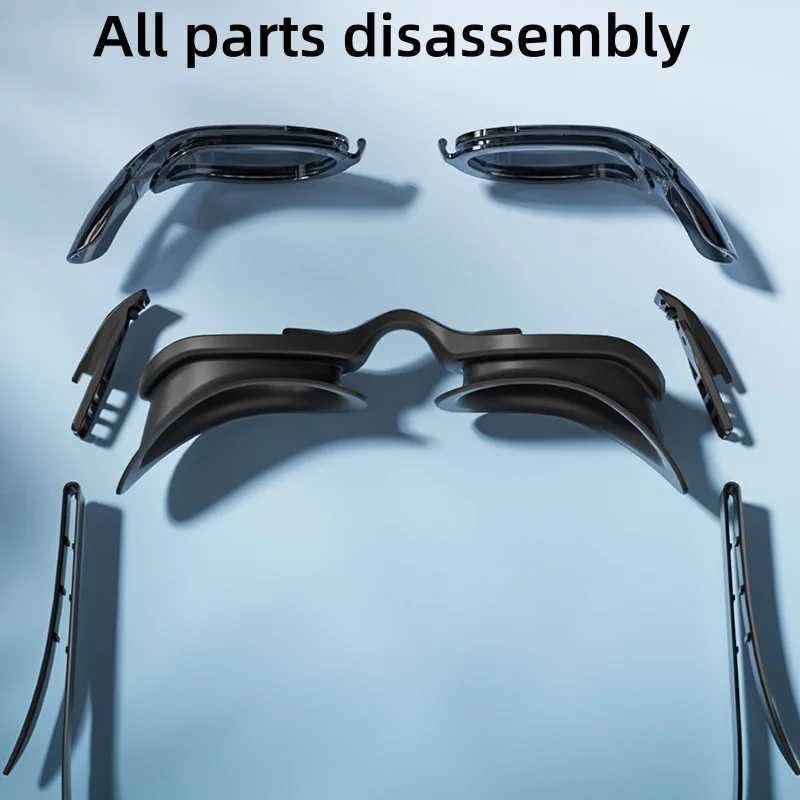 Unisex Professional Swimming Goggles for Racing Antifog and Waterproof Swim Goggles for Adults J250917