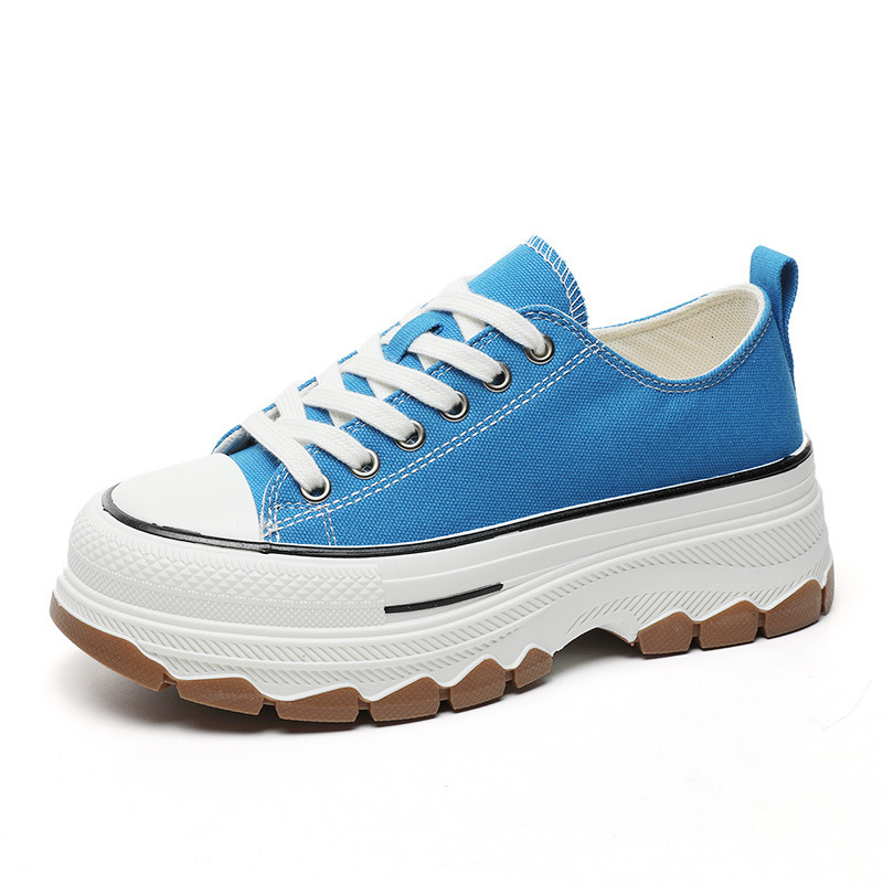 TOP Designer BR301 Classic Canvas Shoes for Women Spring Summer Trend New Versatile Sneakers Thick Sole Height Increasing Student Korean Style Popular