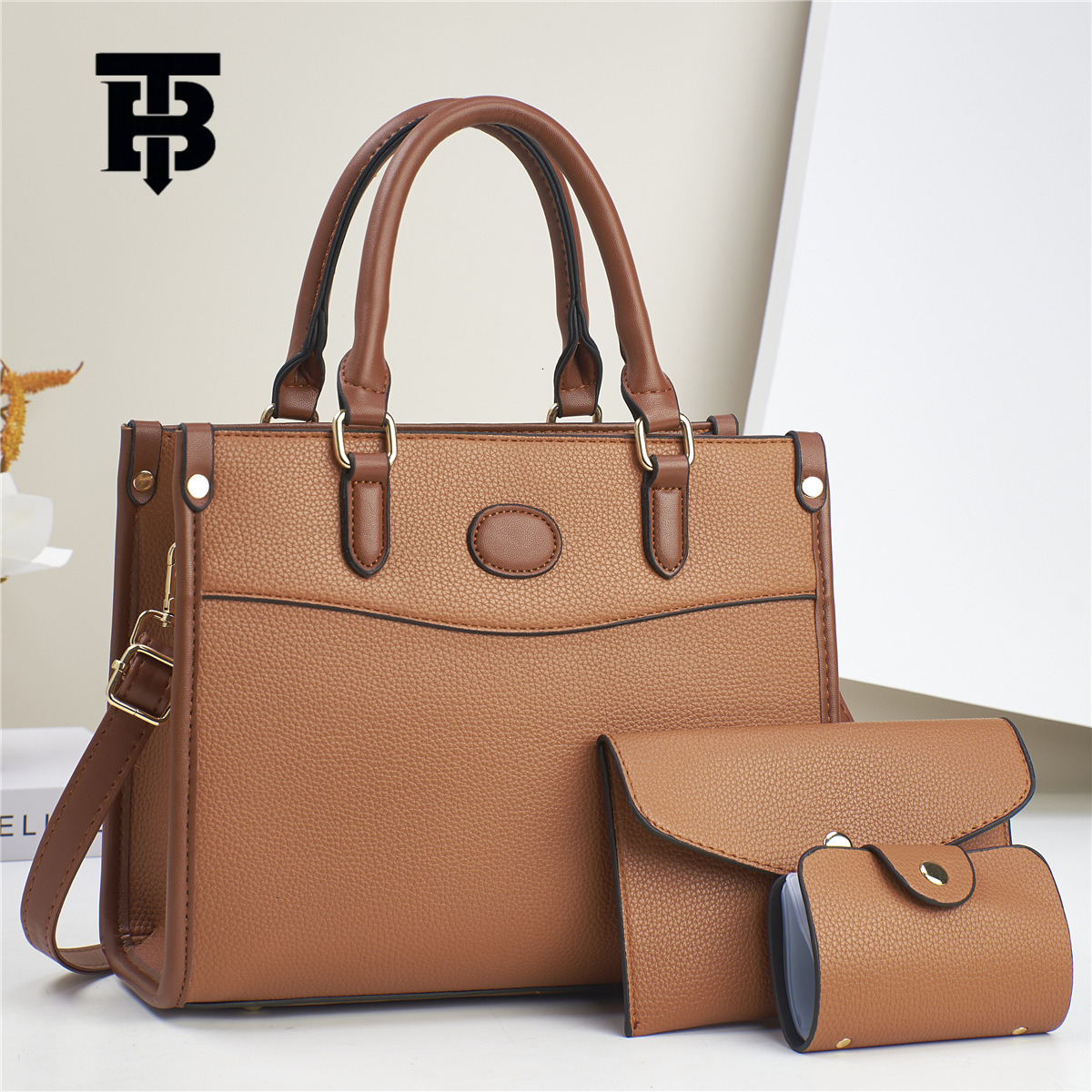 Designer Bag Mother And Child Luxury Bag Bag Three-piece Set Bag Taizhou Women's Bag Fashion Shoulder Bag Versatile Handbag Travel High-end Bag B