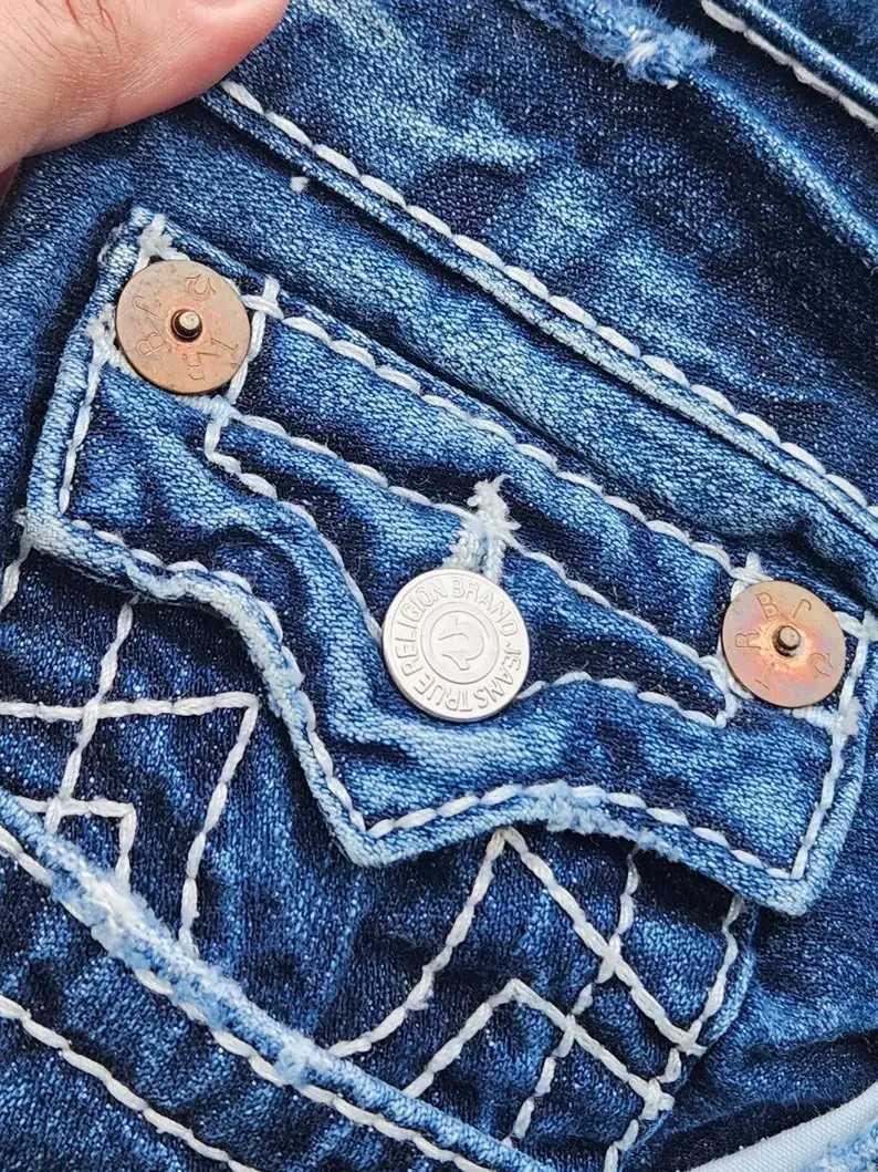 Retro American High Waisted Jeans Y2K Denim Trousers Hip Hop Gothic Pocket Embroidered Blue Baggy Jeans Women Leisure Strtwear S250917