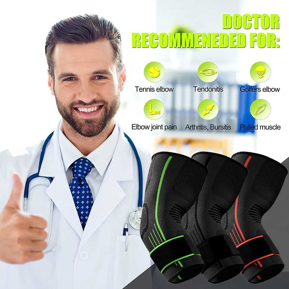 1Pcs Adjustable Elbow Brace Support SleevesElbow Compression Sleeves for TendonitisArthritisGolf Elbow Reduce Joint Pain J250917