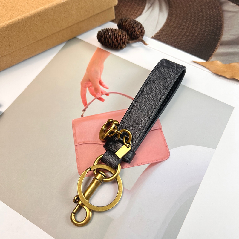 Keychains bag charm Cherry Blossom Retro Glitter Keychain Set for Women - Resin Cherry Motif Bag Charms with Detachable Lanyard & Key Rings, Vintage Style Purse