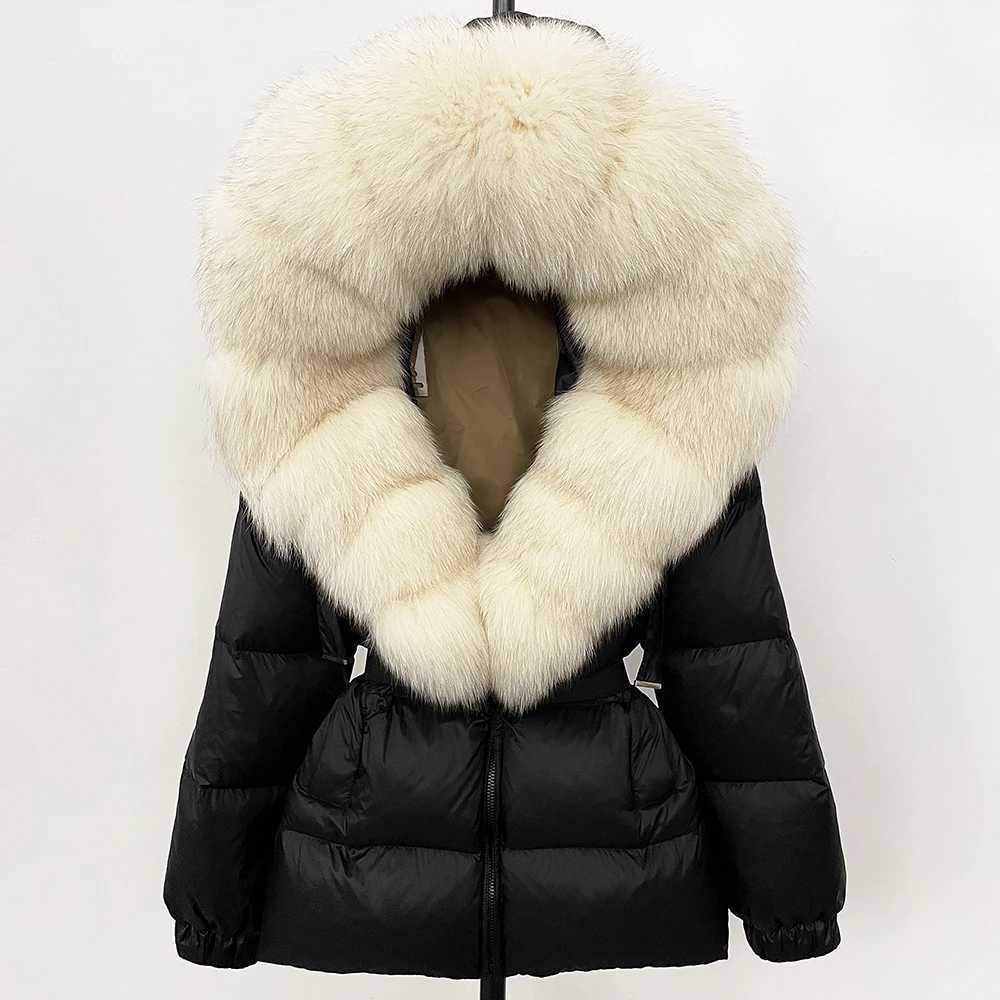 OFTBUY 2025 Winter Clothing Puffer Jacket Women Real Fur Hooded Thick Warm 90 White Duck Down Coat Female Parkas Waterproof W250917