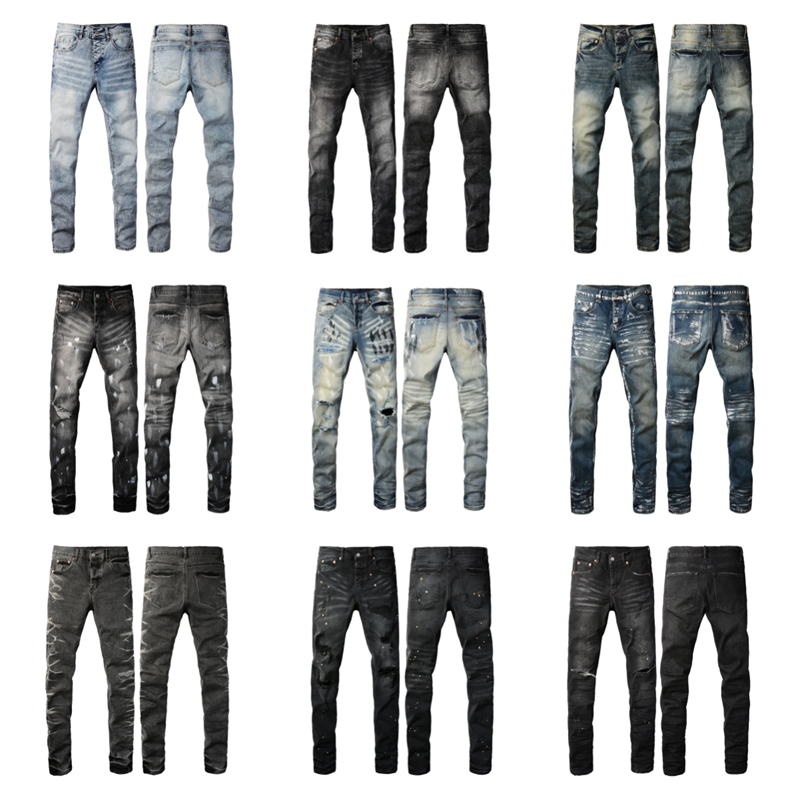Hipster-Inspired Mens Designer Jeans Featuring Unique Torn Effect and Flexible Fabric