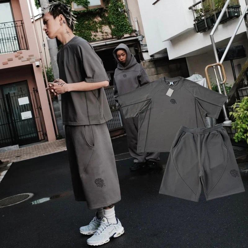 Men's T Shirts Fashion Mertra Embroidery Shirt Shorts High Street Pants Summer Women Casual Short Sleeves Streetwear T-shirts Tops Jogging