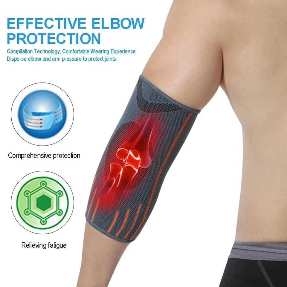 Breathable Elbow Compression Sleeve Support for Volleyball Tennis Gym NonSlip Arthritis Pain Relief Arm Protector J250917