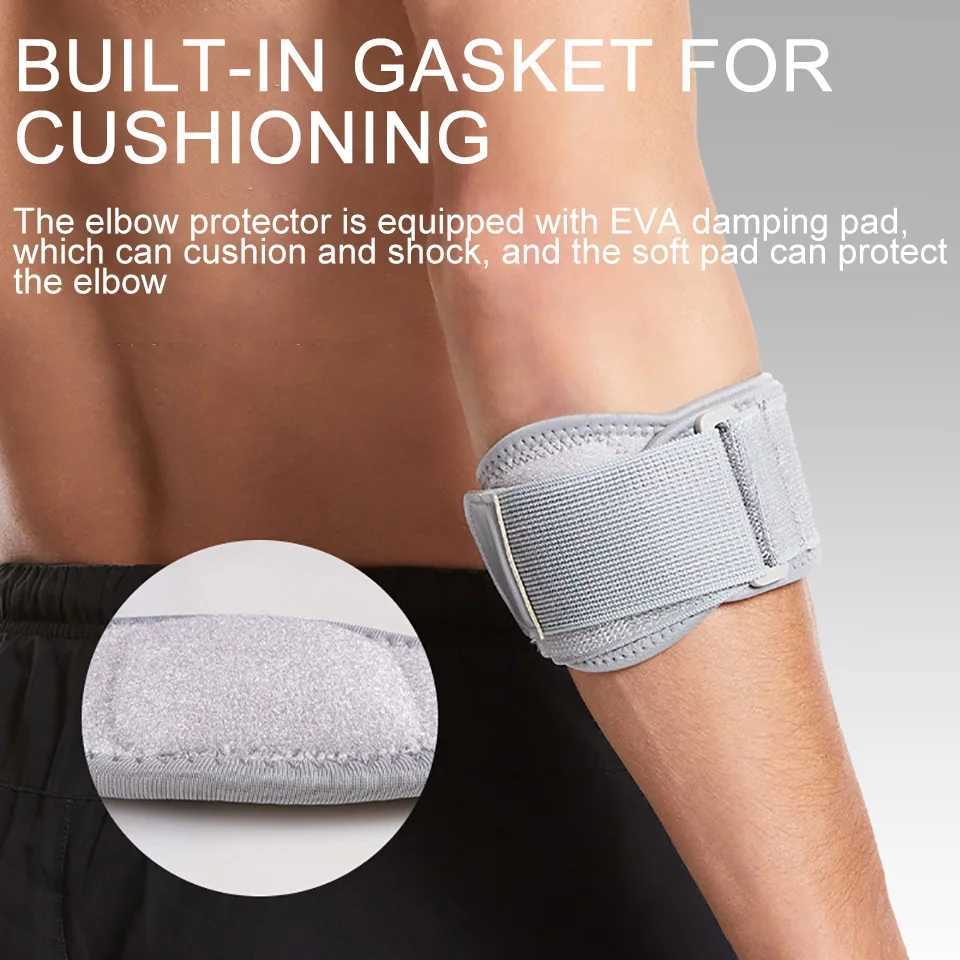 1Pcs Elbow Braces for TendonitisTennis Elbow Forearm Brace Strap and ComprESSion PadWraps Elbow Support Band Relieve Pain J250917