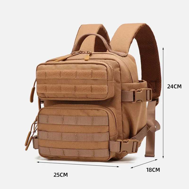 Outdoor Sports 9L backpack Camping Tactical Backpack Waterproof Travel Gym Hiking Trekking Climbing Cycling Shoulder Bag Pack Z250916