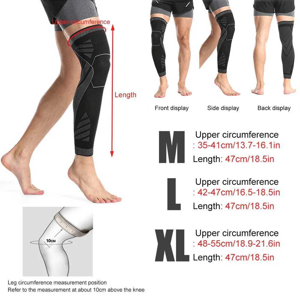1 PCS Sports Full Leg Compression Sleeve Knee Brace Support Protector for Weightlifting Arthritis Joint Pain Relief Muscle Tear J250917