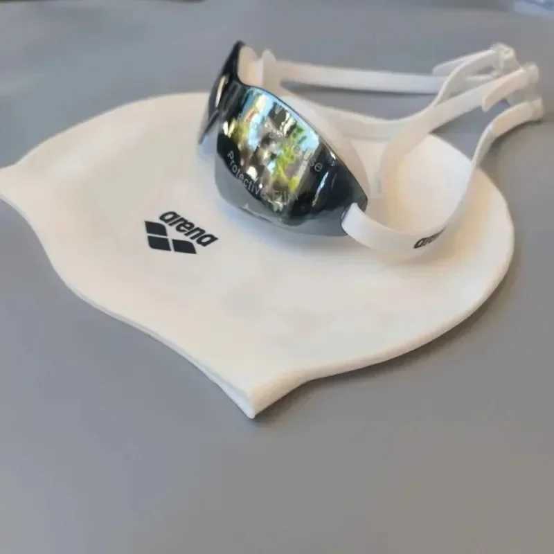 Arena HD New Arrival Waterproof AntiFog Professional Competition Training Goggles Unisex Stylish and Cool Swimming Goggles J250917