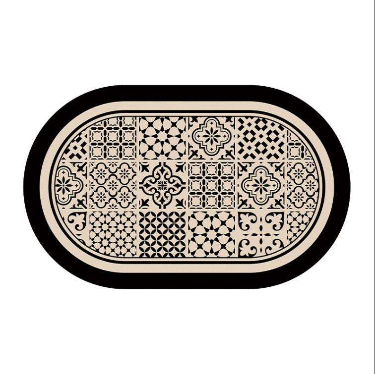 Luxury designer Bath Mats carpet bathroom kitchen floor mat classic logo print foyer floor mat bathroom water absorbing and non slip home decoration B