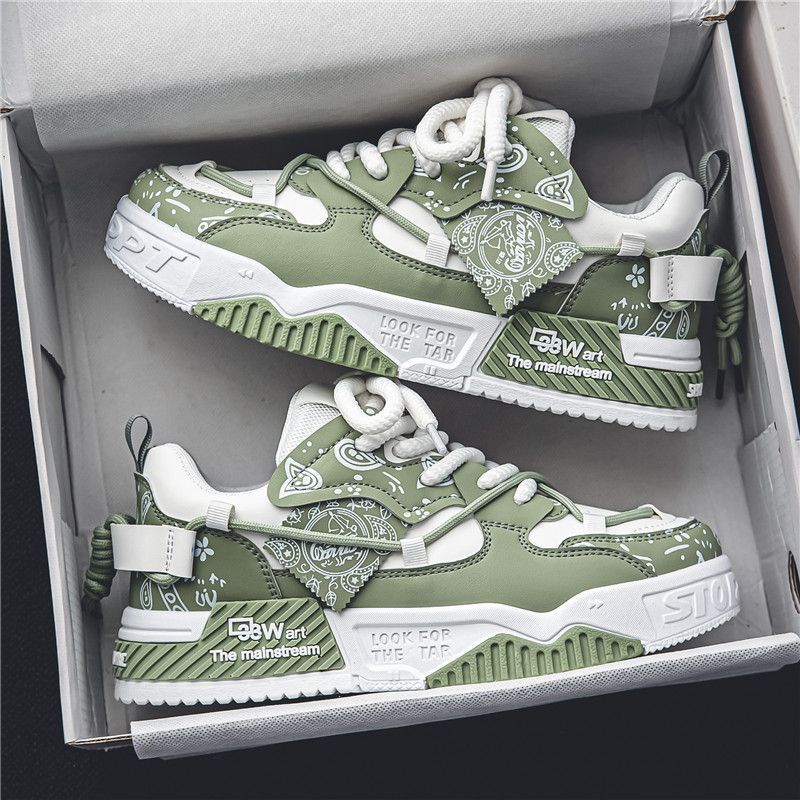 shoes designer men sneakers Men's Shoes 2025 New Casual Platform Sneakers, Thick Sole Height Increasing Bread Shoes, Fashionable Athletic Sports Wearable Flats