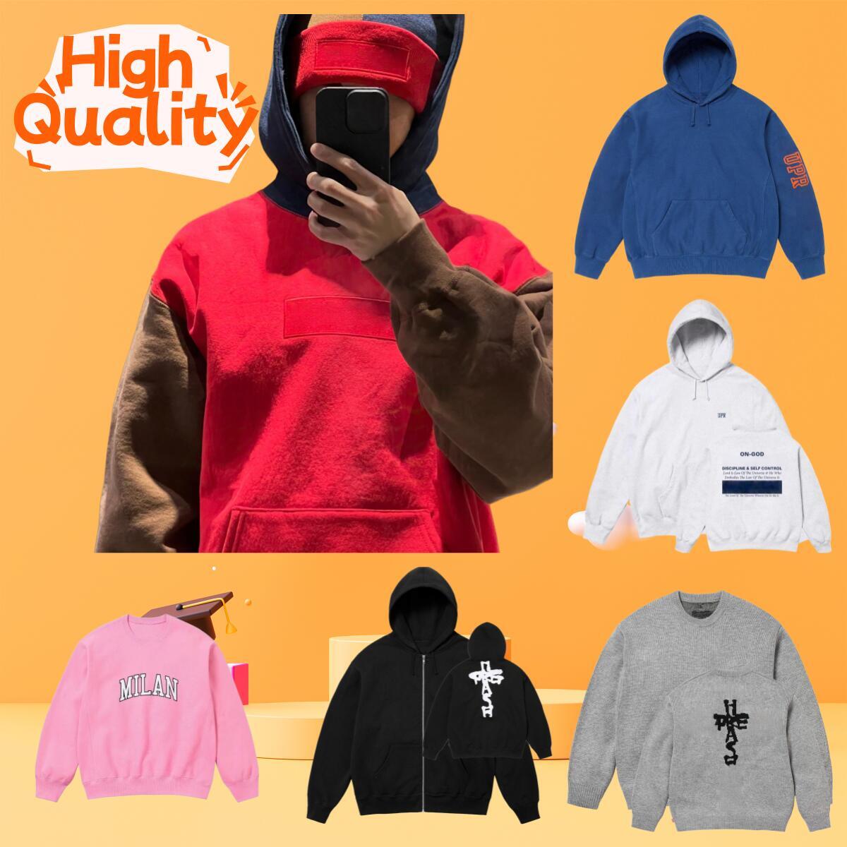 Designer Mens woman hoodie designer super American street fashion brand letter embroidery mens pure cotton plus sweater absorbing Y2K hip-hop hoodie 03