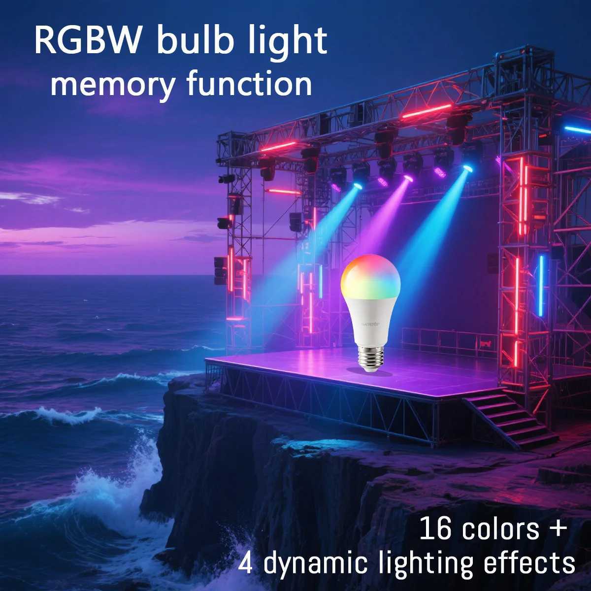 110PCS Dimmable RGB LED Bulb Lamps 20W Super Bright 24 Key Remote Control AC220V 16 Change Colorful for Bedroom LivingRoom Home C250917