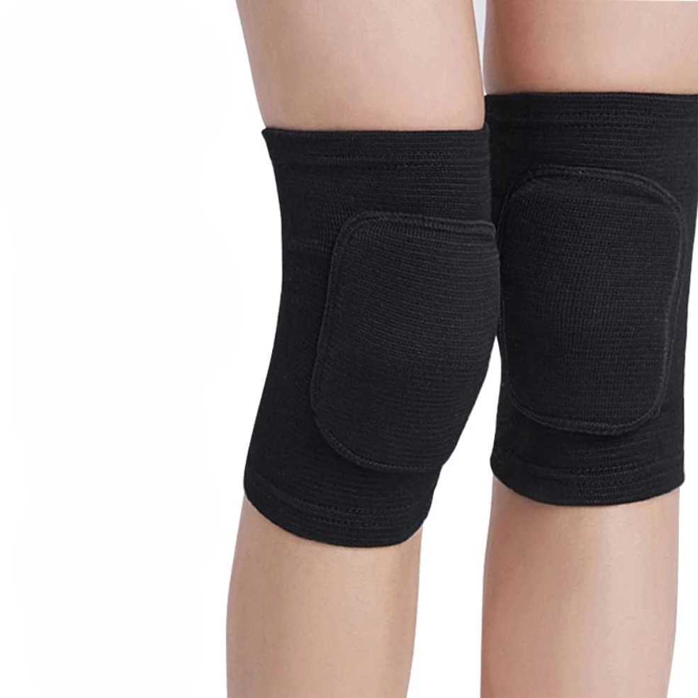 2 Pcs Sports Knee Pads Compression Dancing Knee Protector Support Thickened Sponge Volleyball Yoga Crossift Knee Brace Adult Kid J2509171