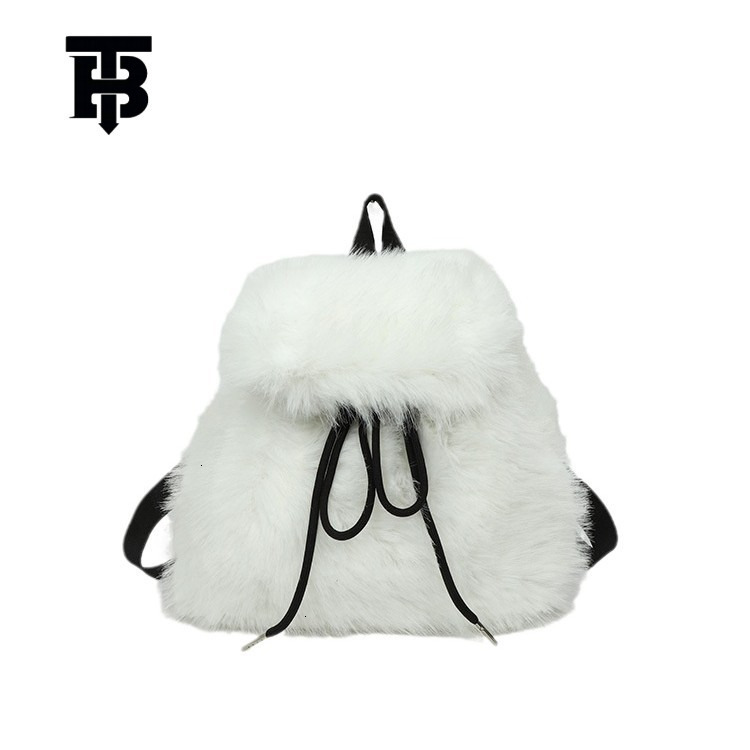 Designer Bag High-end Furry Small Backpack 2025 Autumn Winter Trendy Women's Luxury Bag New Luxury Plush Ultra-light Backpack Casual Hot Item
