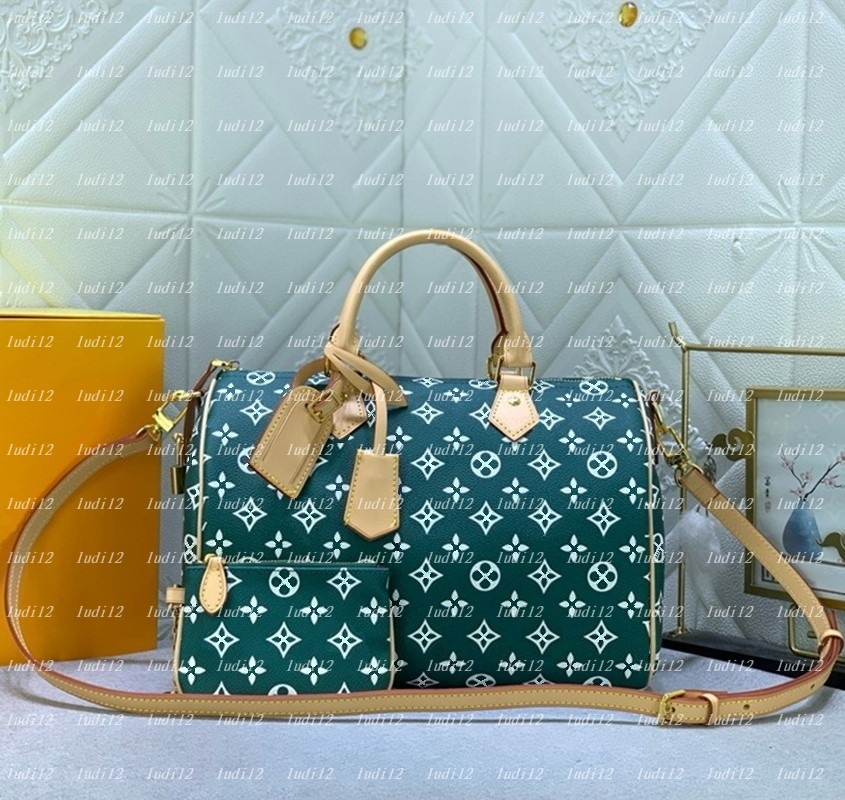 Multicolor must have designer handbag Speedyss 30 bag Womens crossbody shoulder bag mirror quality Luxury Pillow bag leather bag travel tote wallet