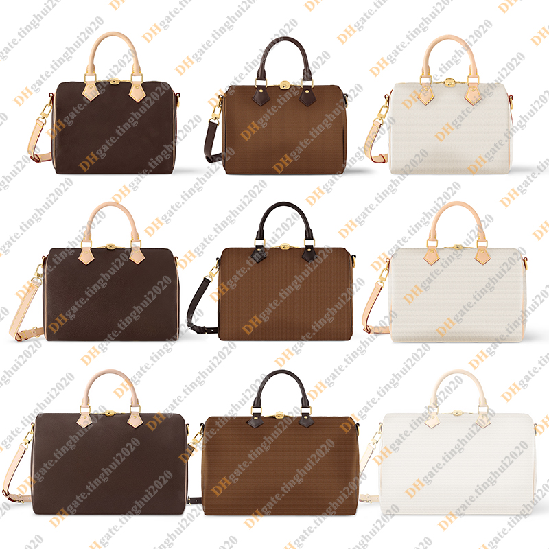 Ladies Fashion Designe Luxury 25 30 35 SP New Boston Bag Tote Handbag Crossbody Shoulder Bag TOP Mirror Quality M46977 N40608 N40575 N40590 M46980 N40592 M46981 3 Size