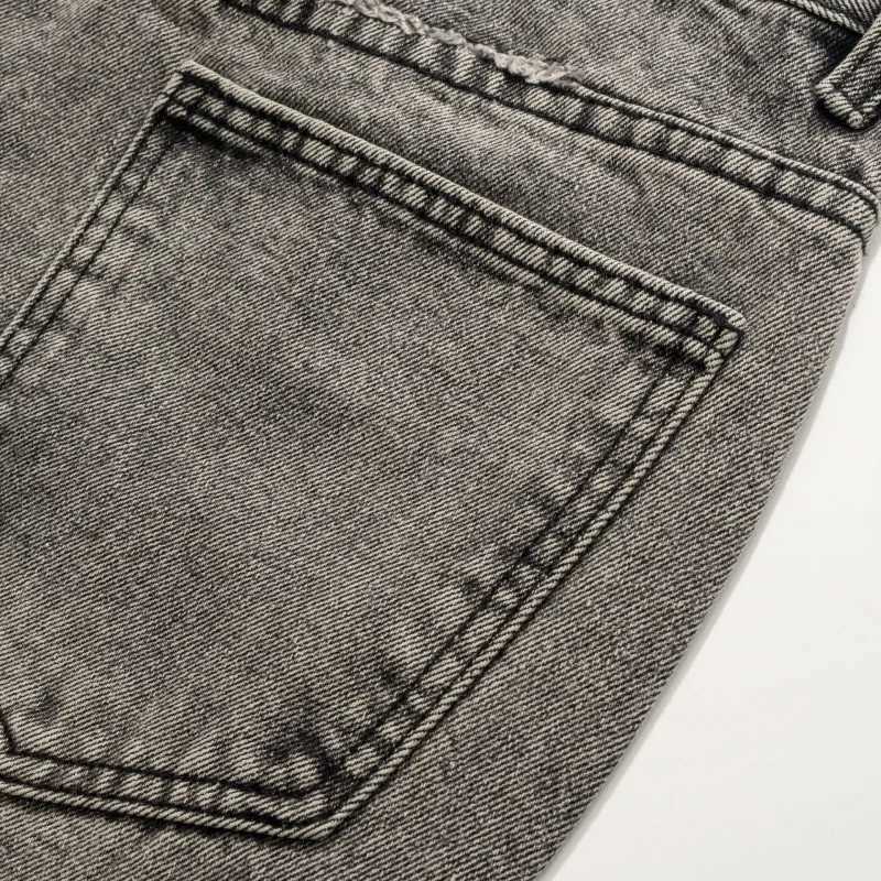 GIOIOMens JeansFour Seasons Casual ThreeDimensional Cutting retro loose straightleg Denim TrousersFashion Mens PantsZ250917