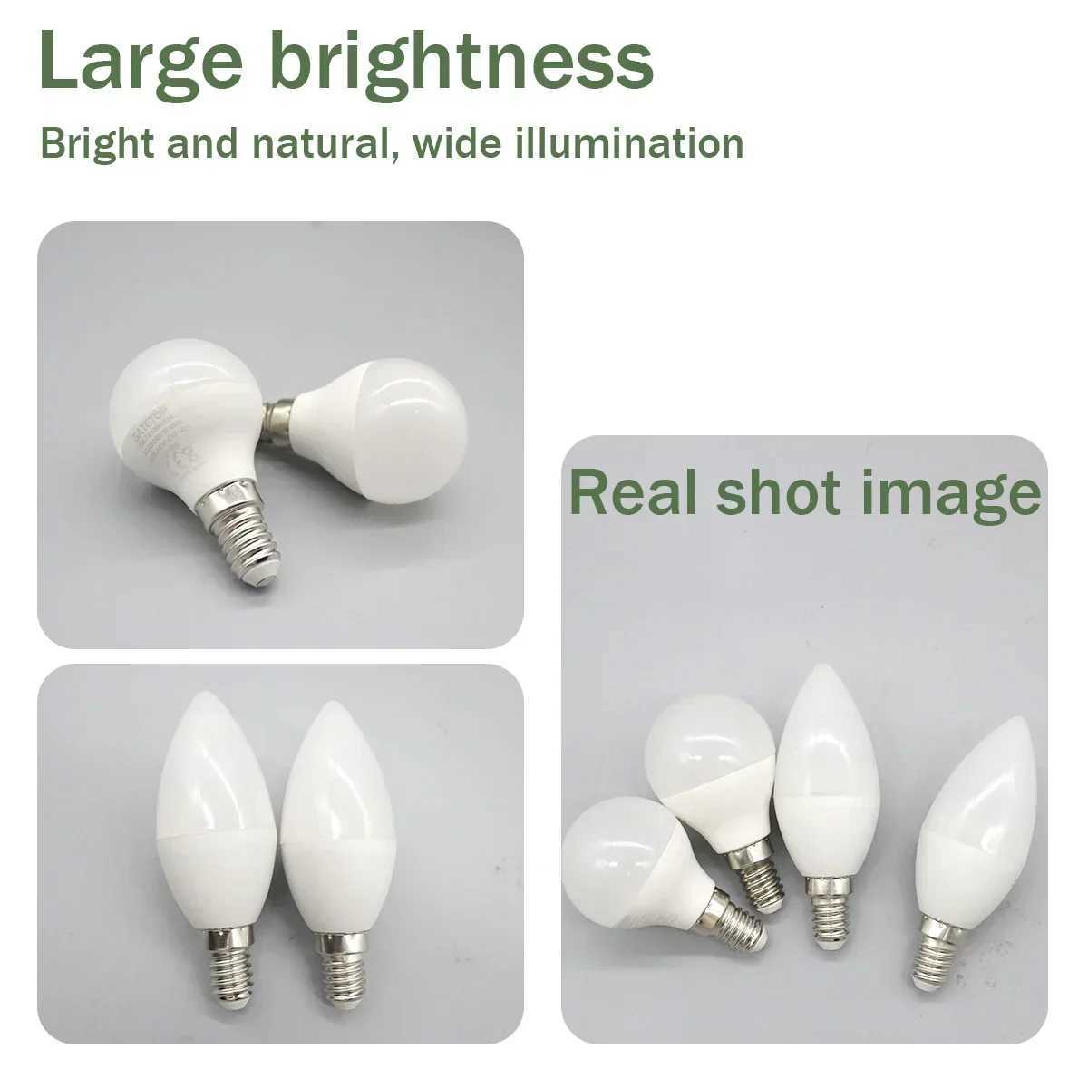 5Pack E14 LED Light Bulb 7W G45 C37 AC 220V 110V 120V EcoFriendly Mini Lamp NonFlicker 3000K 4000K 6000K Bulb C250917