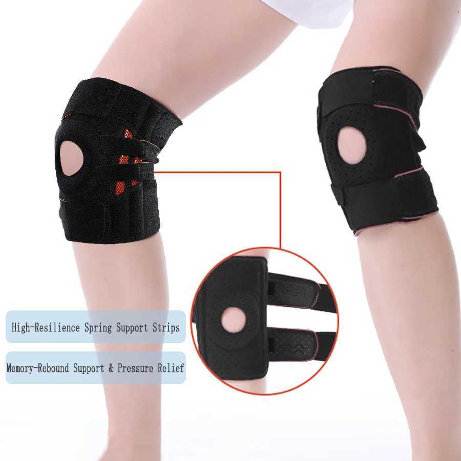 Adjustable Knee Pads and Pressure Silicone Anti Slip Design of the Sports Knee Brace Side Stabilizer for Running Hiking Outdoor J250917