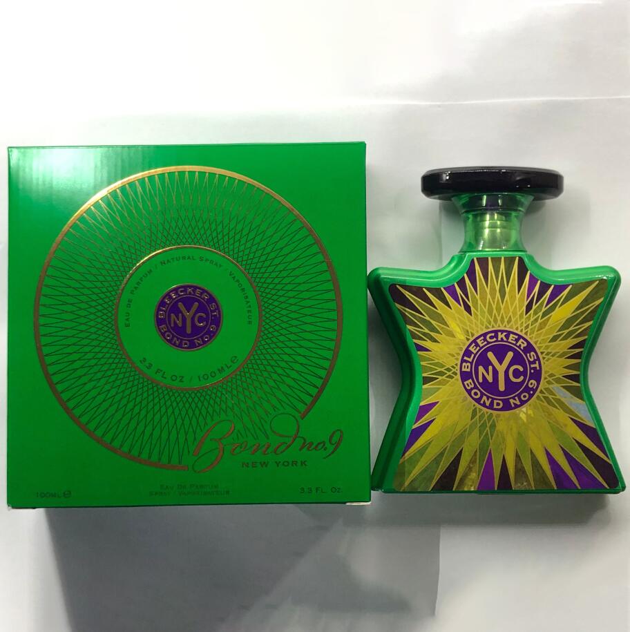 NYC No 9 Perfume 100Ml Tribeca New Bond ST Bleecker Street Fragrance Extrait De Parfum Wall Street Lafayette Street Brand Signature Men Woman Cologne Spray