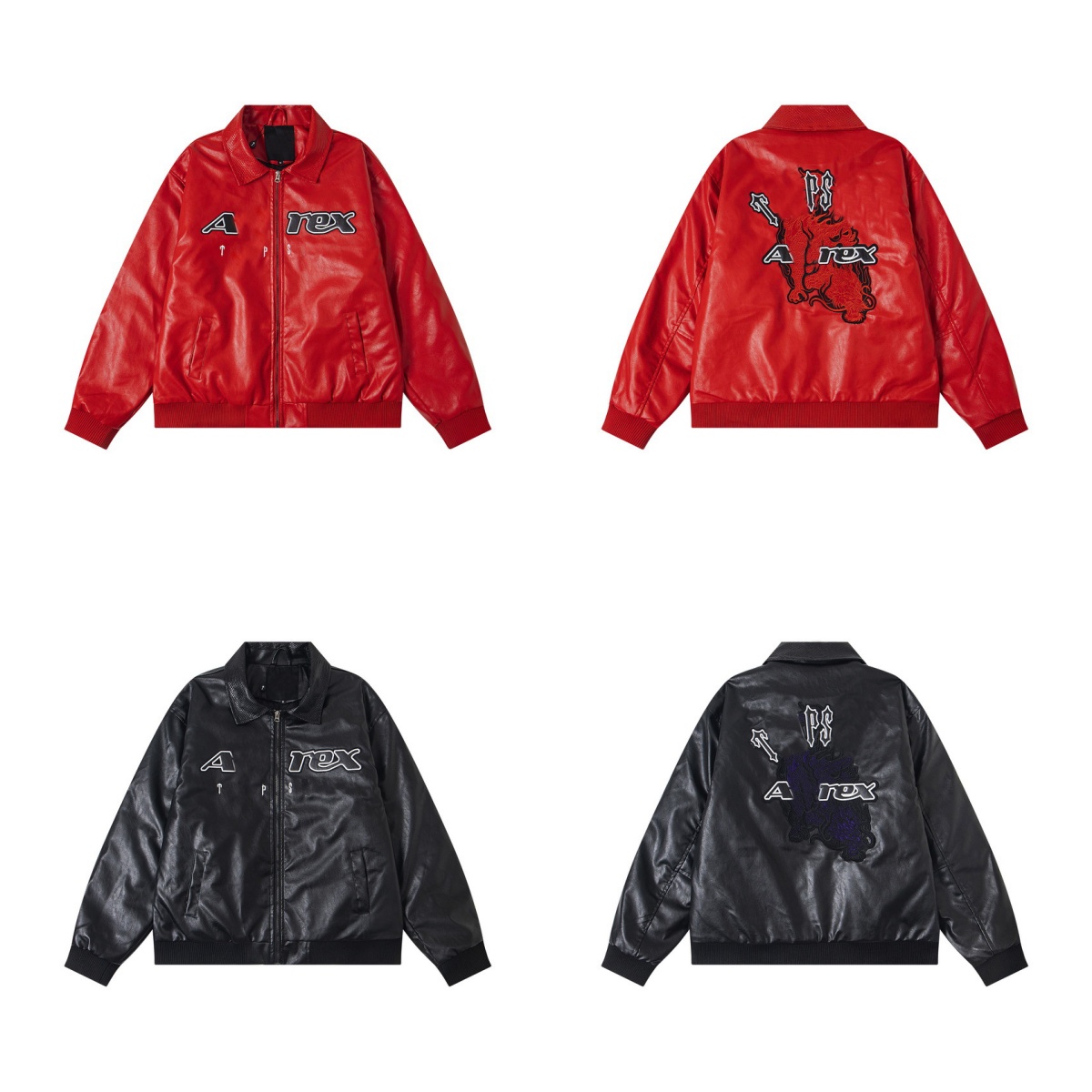 Designer Y2K Men Coats Vintage Black Red Jacket Hoodie Outerwear Winner Casual Oversized Mens Hip Hop Street Pants Cotton Hoodies Leather Jackets Coat Size S-XL